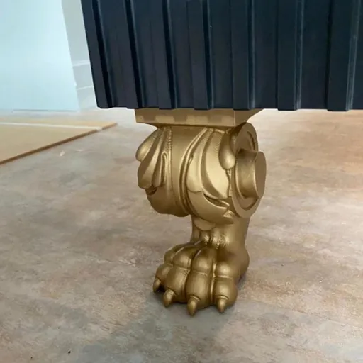 Lion paw furniture legs from beech. oak